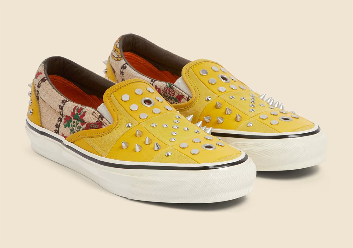 Gucci Continuum Vans Slip On Yellow 3