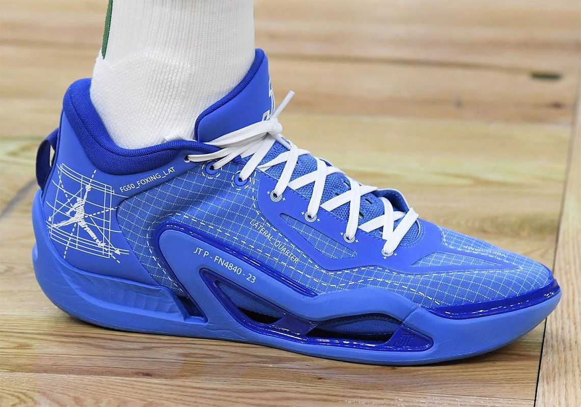 Jayson Tatum Laces Up The Jordan JT1 "Blueprint" On His Birthday