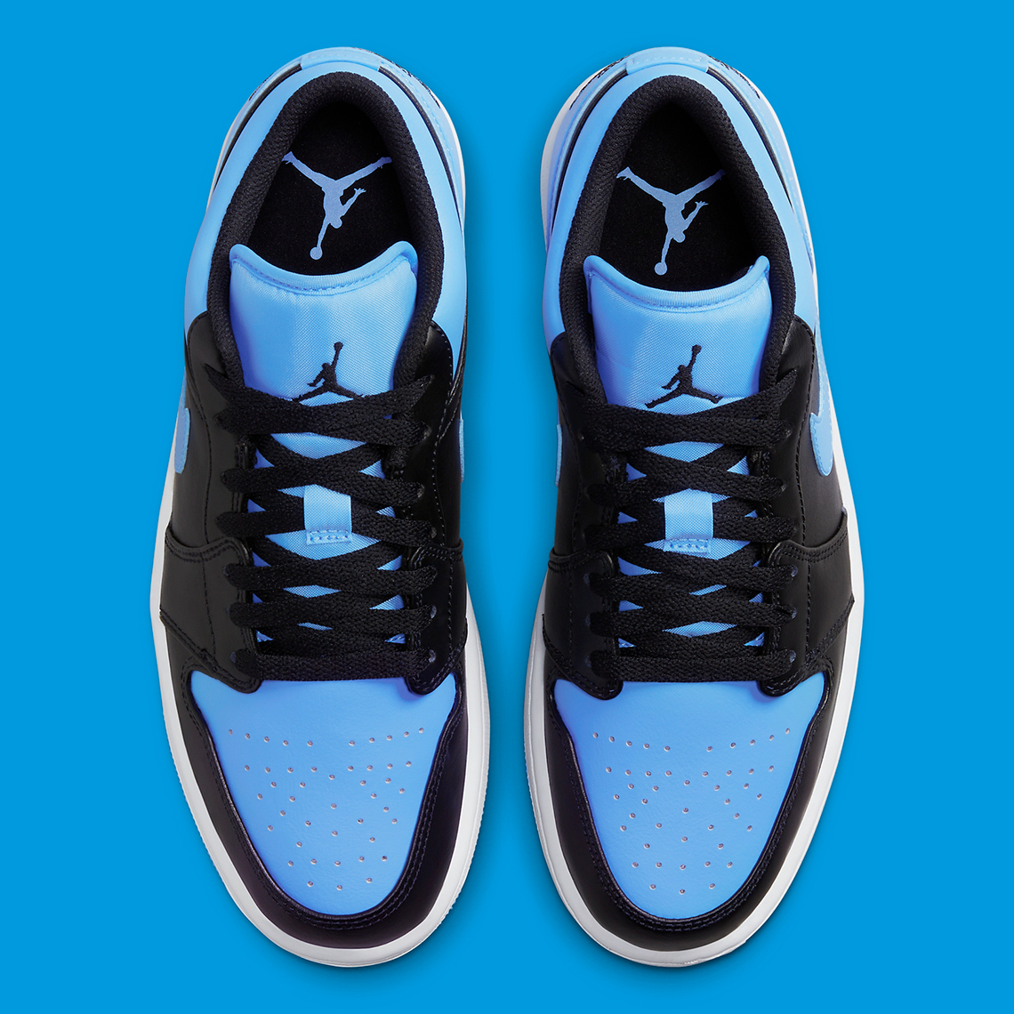 Jordan 1 Low University Blue Black 553558 041 2