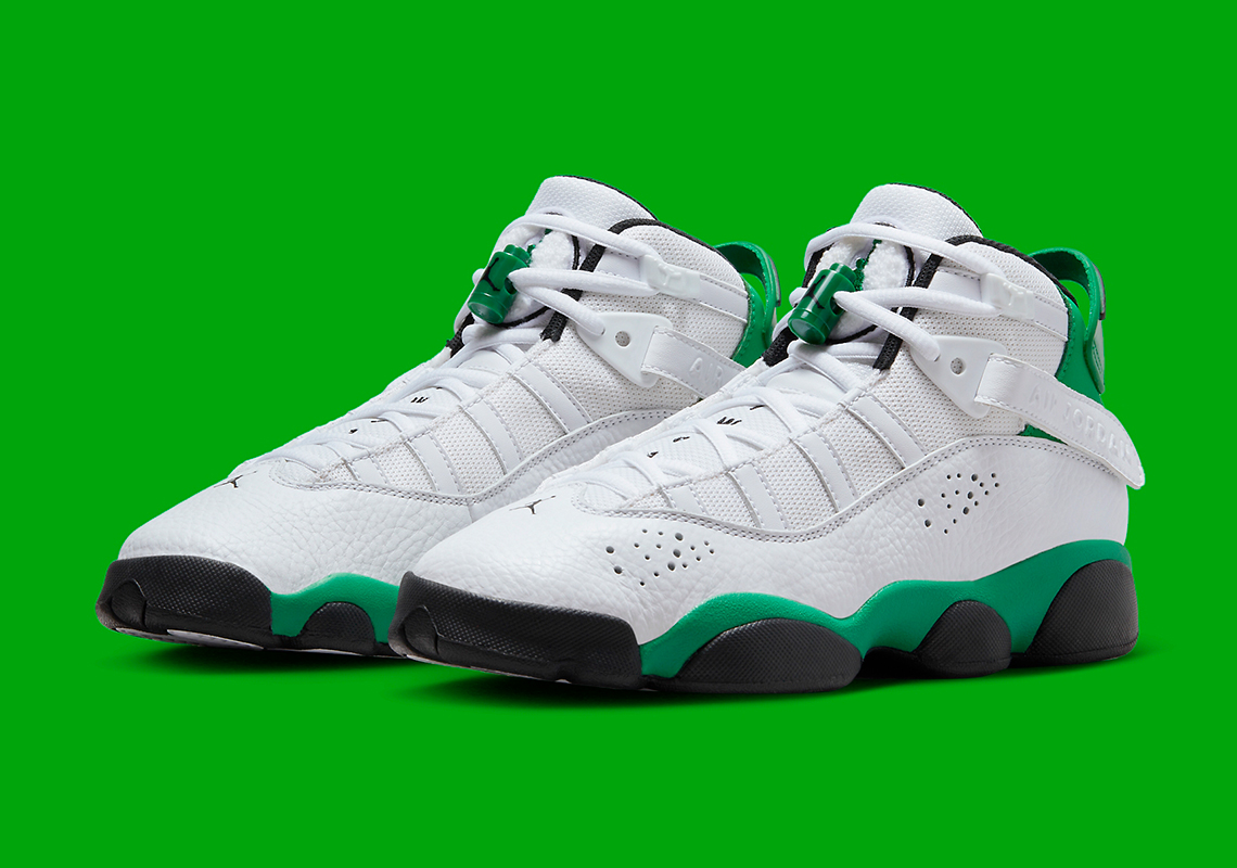 "Lucky Green" Animates The Jordan 6 Rings