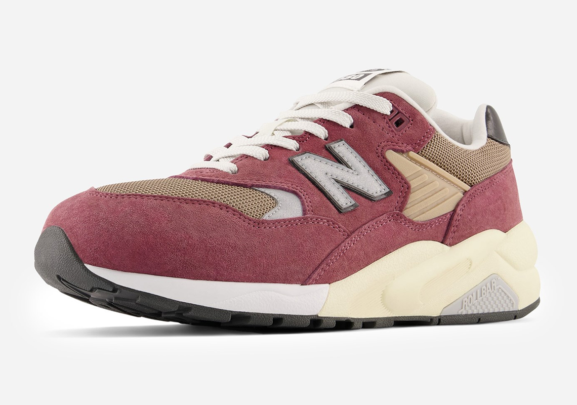 The New Balance 580 Comes Draped In "Burgundy"