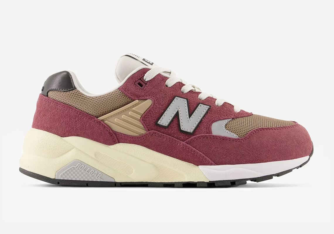 New Balance 580 Burgundy Mt580eca 1