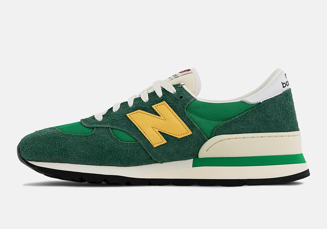 New Balance 990 Made In Usa Green Yellow M990gg1 1