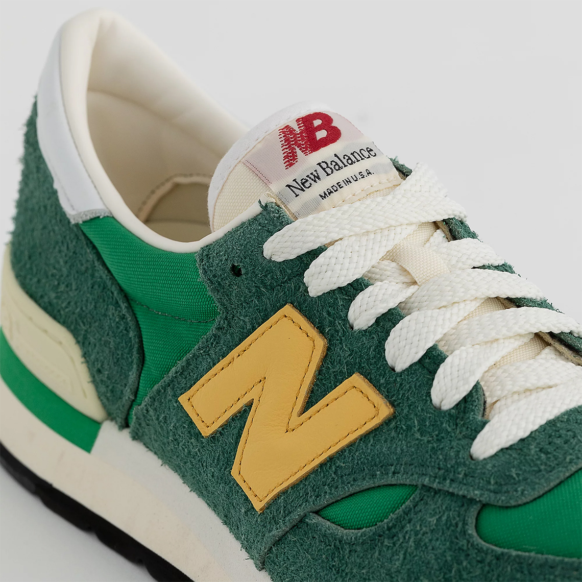 New Balance 990 Made In Usa Green Yellow M990gg1 4