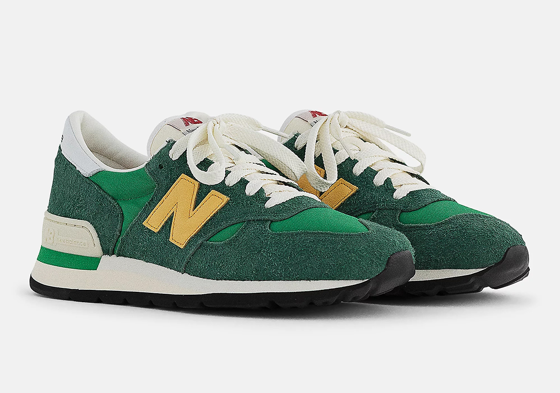 New Balance 990 Made In Usa Green Yellow M990gg1 6