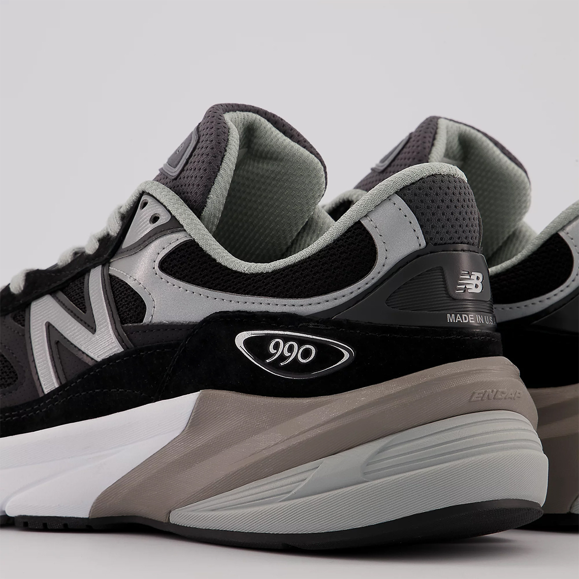 New Balance 990 V6 Black Grey M990bk6 1