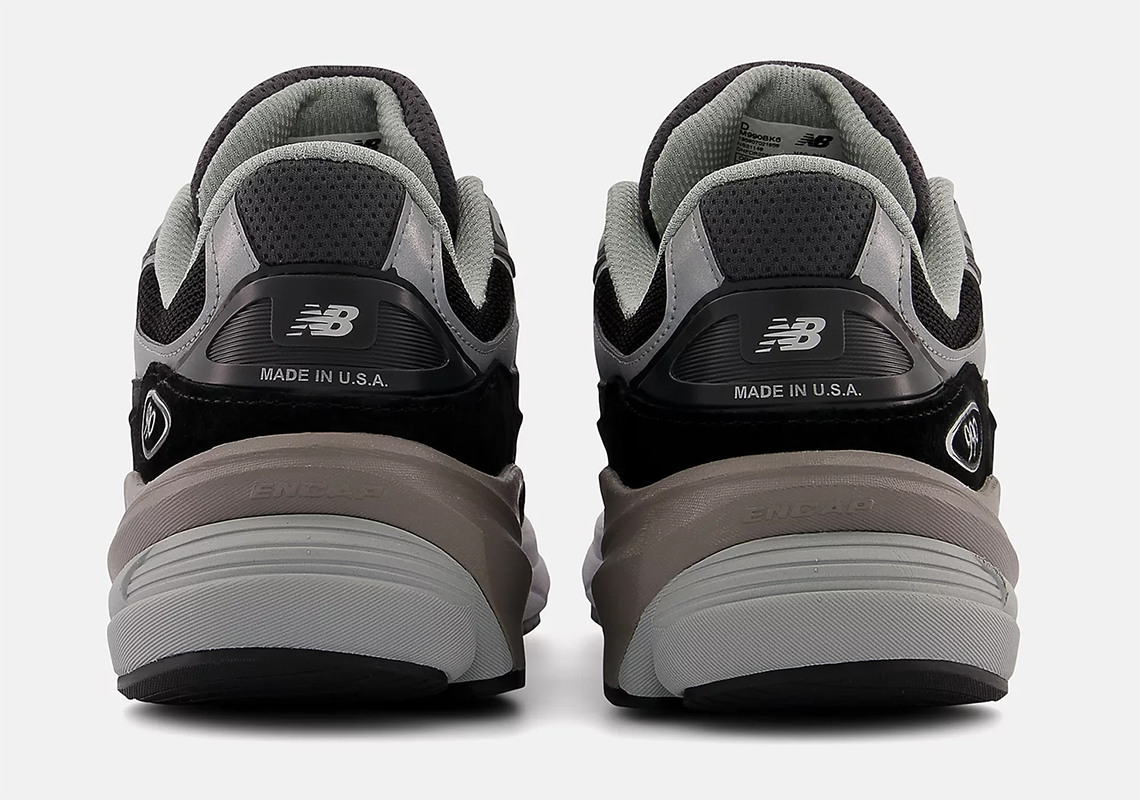 New Balance 990 V6 Black Grey M990bk6 3