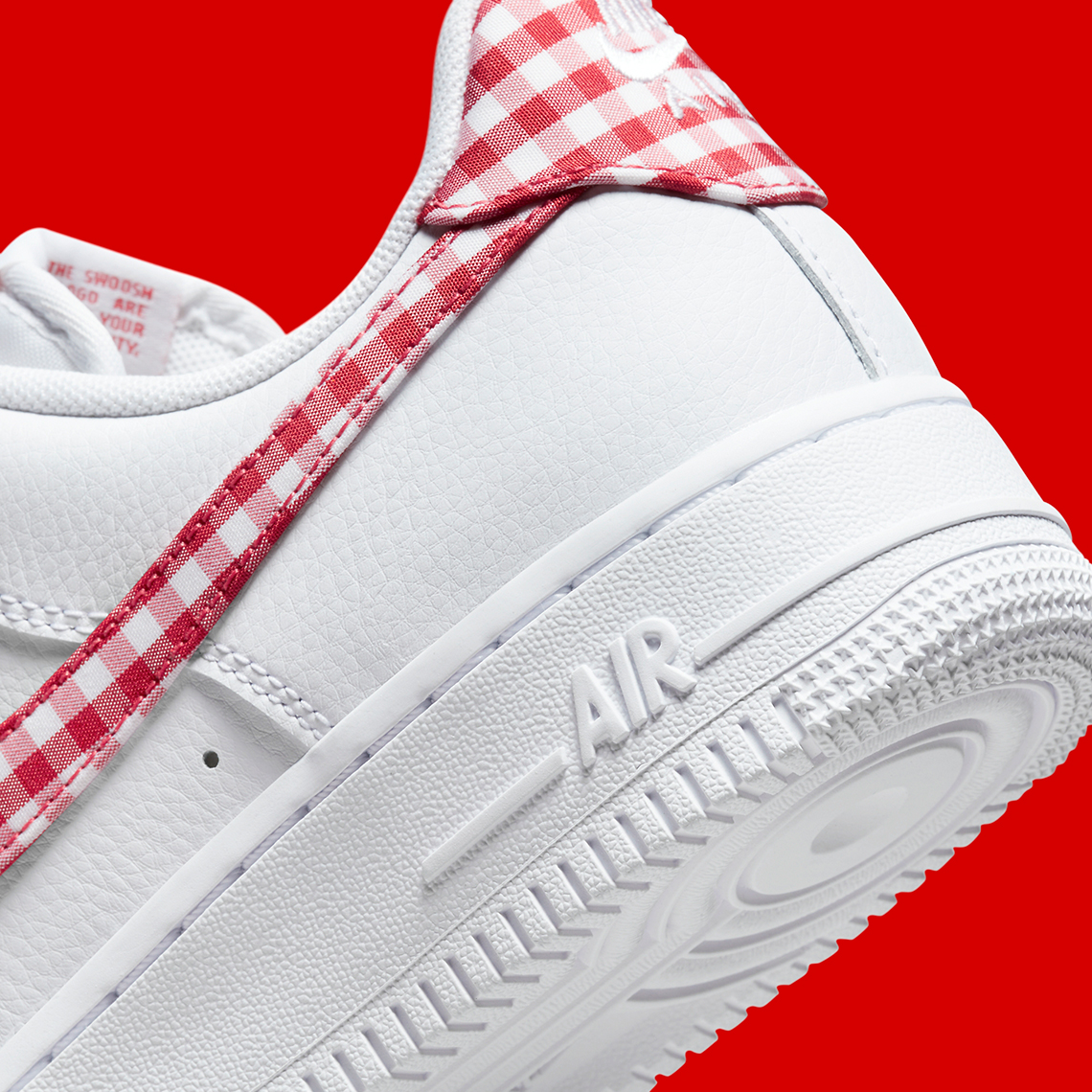 Nike Air Force 1 Low Gingham Red Dz2784 101 4