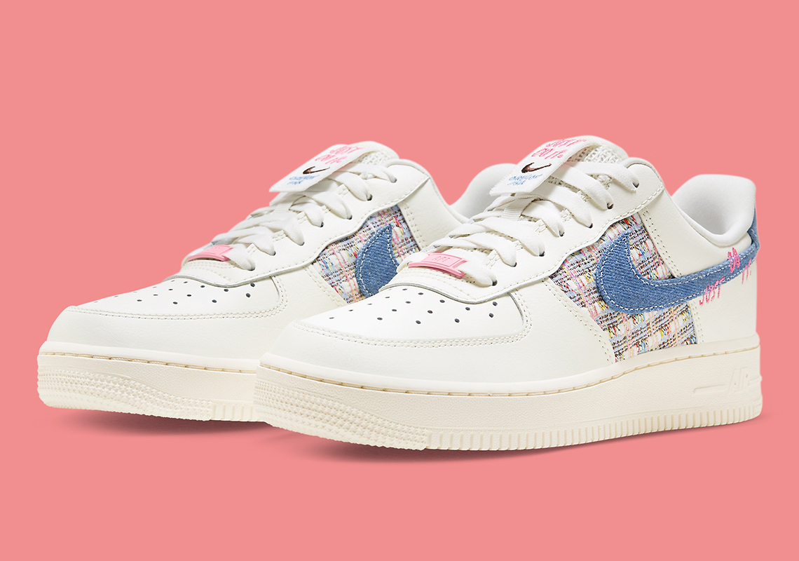 Nike Air Force 1 Low Just To It Denim Boucle 7