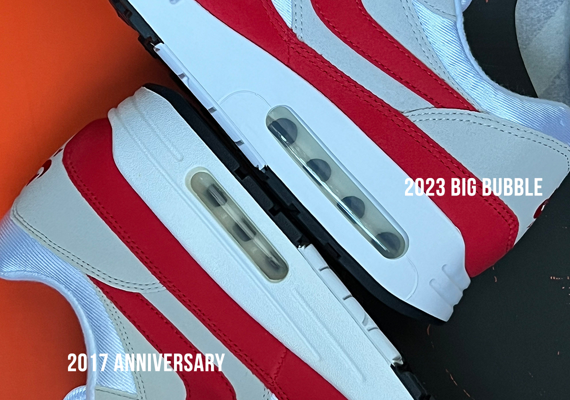 Nike Air Max 1 2017 Vs 2023 Air Unit