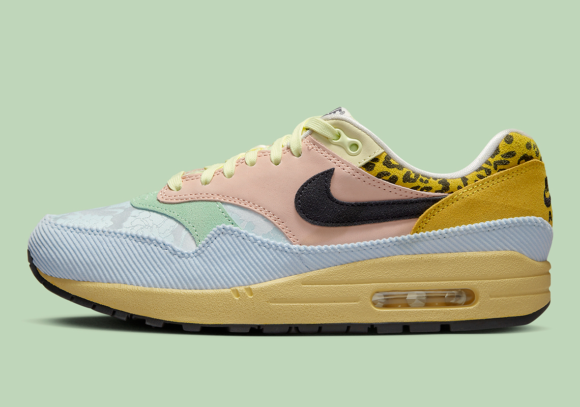 Nike Air Max 1 87 Womens Corduroy Tiger Leopard 3