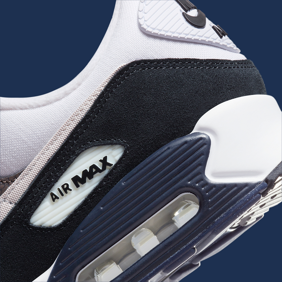 Nike Air Max 90 Flat Pewter Midnight Navy Dz3522 002 4