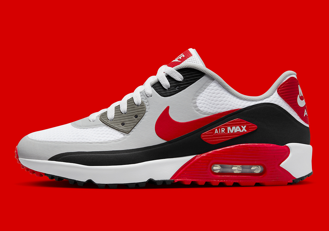 Nike Air Max 90 Golf White Black Photon Dust University Red Dx5999 162 4