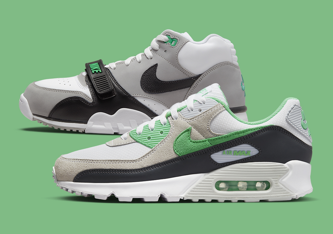 This Nike Air Max 90 Bears A Passing Resemblance To The Air Trainer 1 "Chlorophyll"