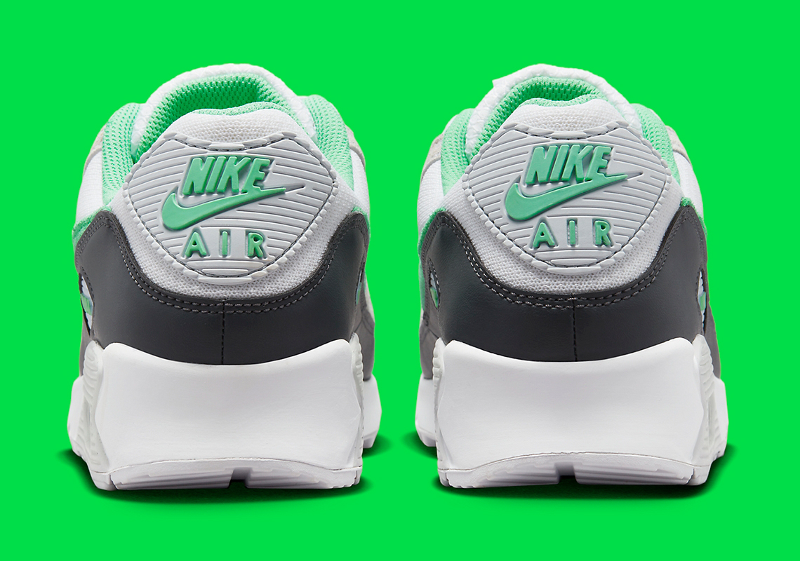 Nike Air Max 90 White Anthracite Pure Platinum Spring Green Dm0029 104 9