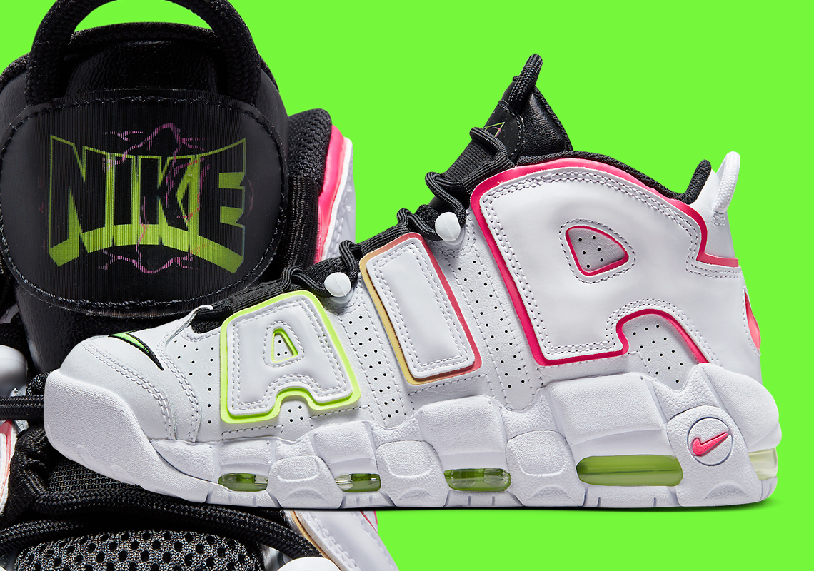 Electricity Charges Up The Nike Air More Uptempo In White