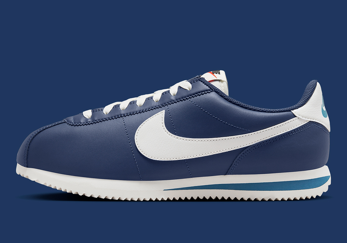 Nike Cortez Midnight Navy Sail Noise Aqua Dm4044 400 2