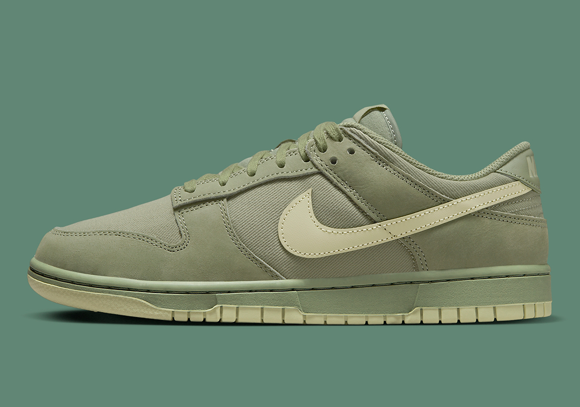 Nike Dunk Low Oil Green Olive Aura Phantom Fb8895 300 2