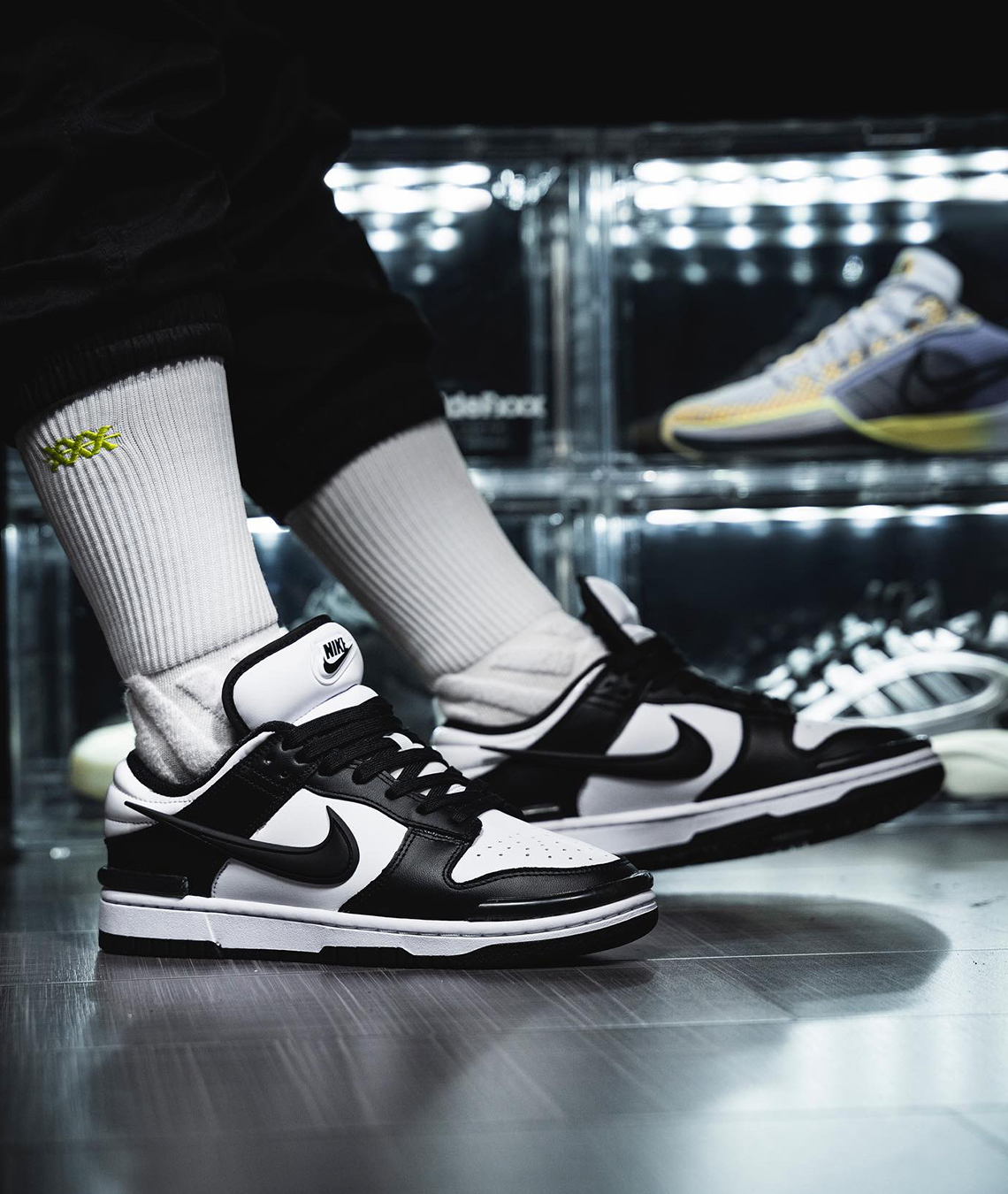 Nike Dunk Low Twist Panda Dz2794 001 On Feet 5