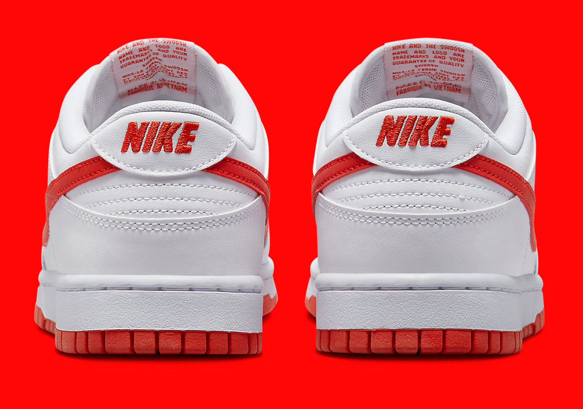 Nike Dunk Low White Picante Red Dv0831 103 3