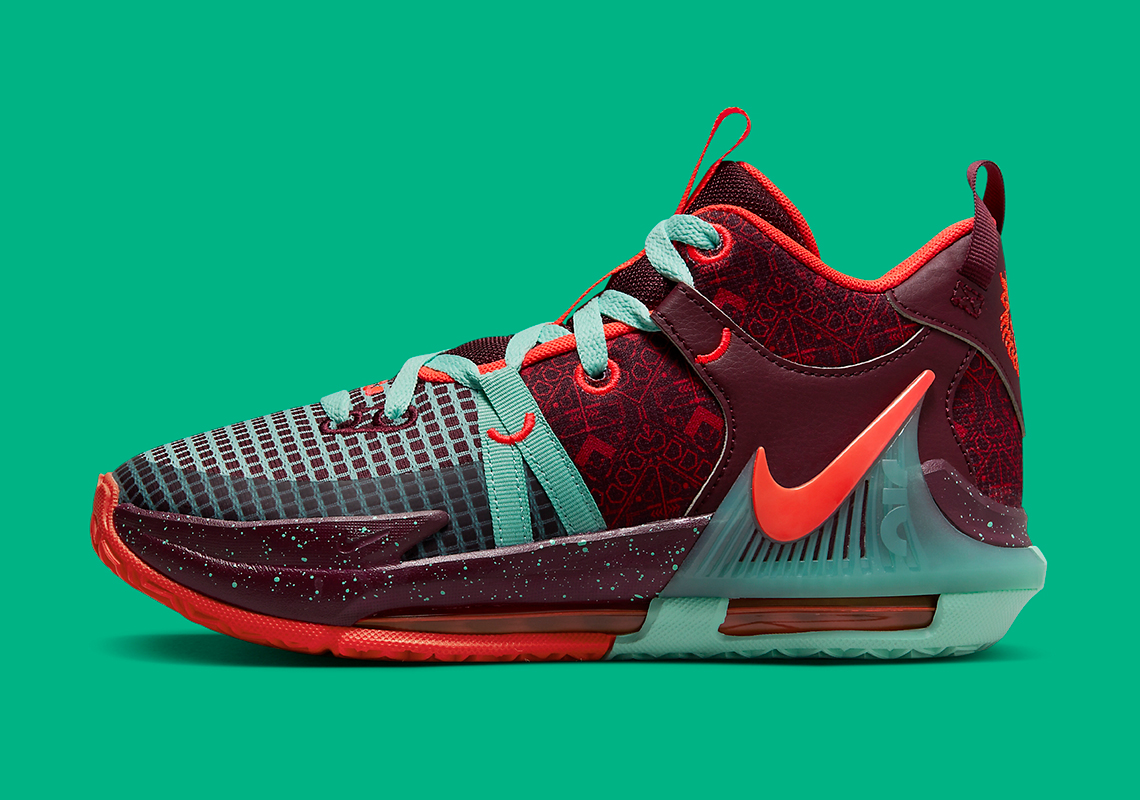 Nike Lebron Witness 7 Se Team Red Jade Fb8976 600 8