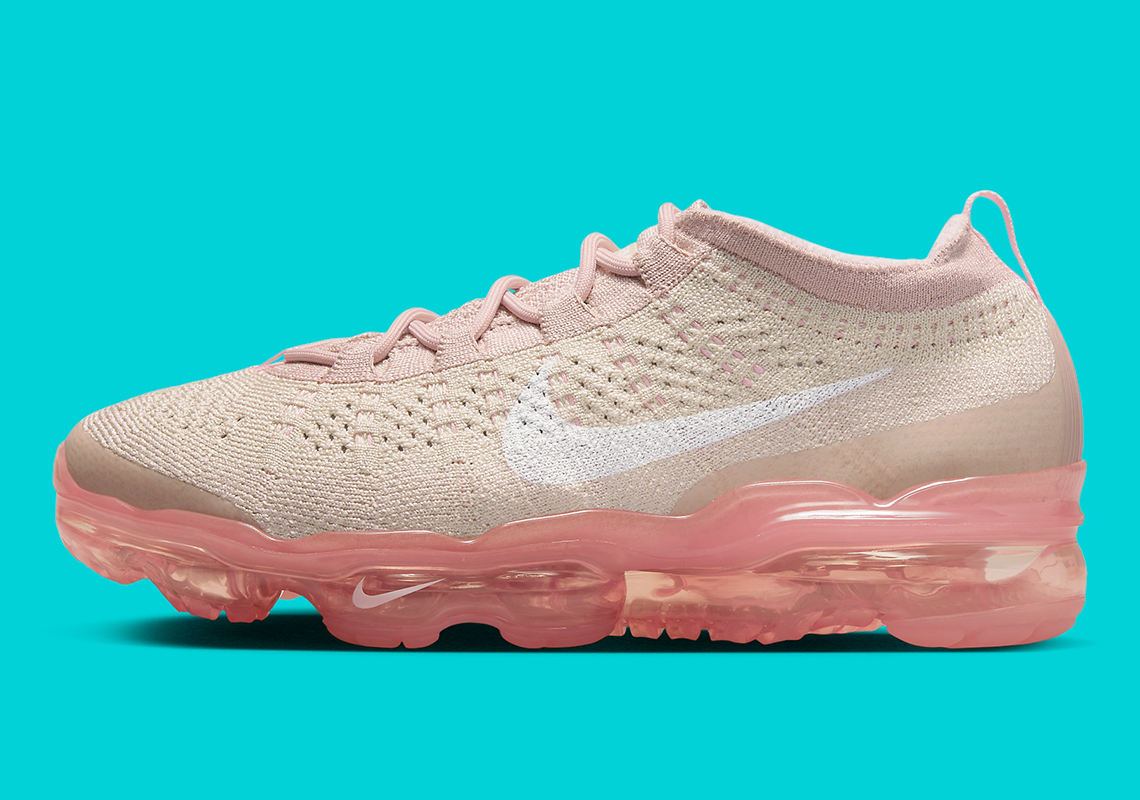 Nike Vapormax 2023 Flyknit Womens Oatmeal Pearl Pink Dv6840 101 7