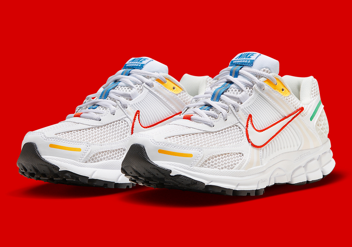 Primary Colors Decorate This Simpler Nike Zoom Vomero 5