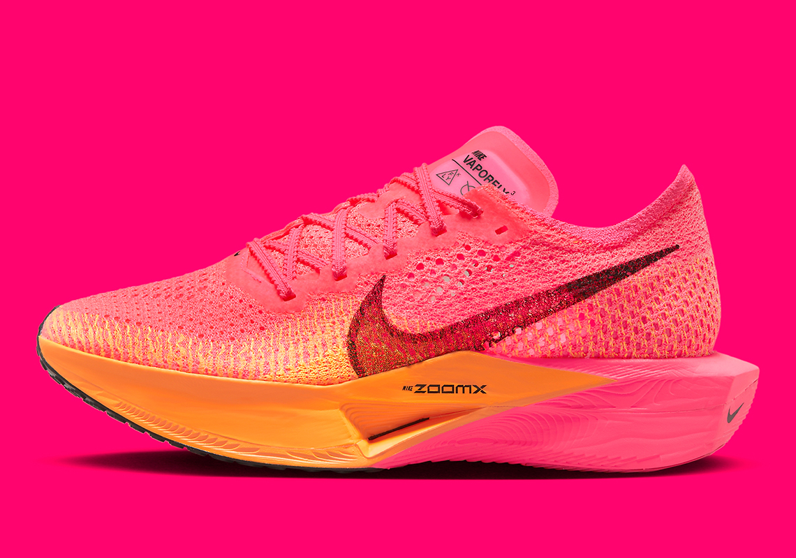 Nike Zoomx Vaporfly 3 Hyper Pink Black Laser Orange Dv4129 600 3