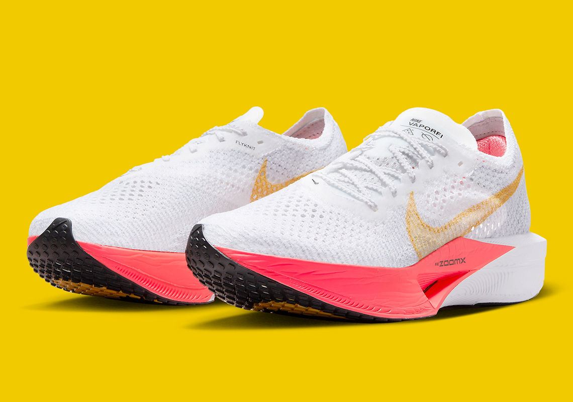 Nike Zoomx Vaporfly 3 White Yellow Pink Dv4130 101 4