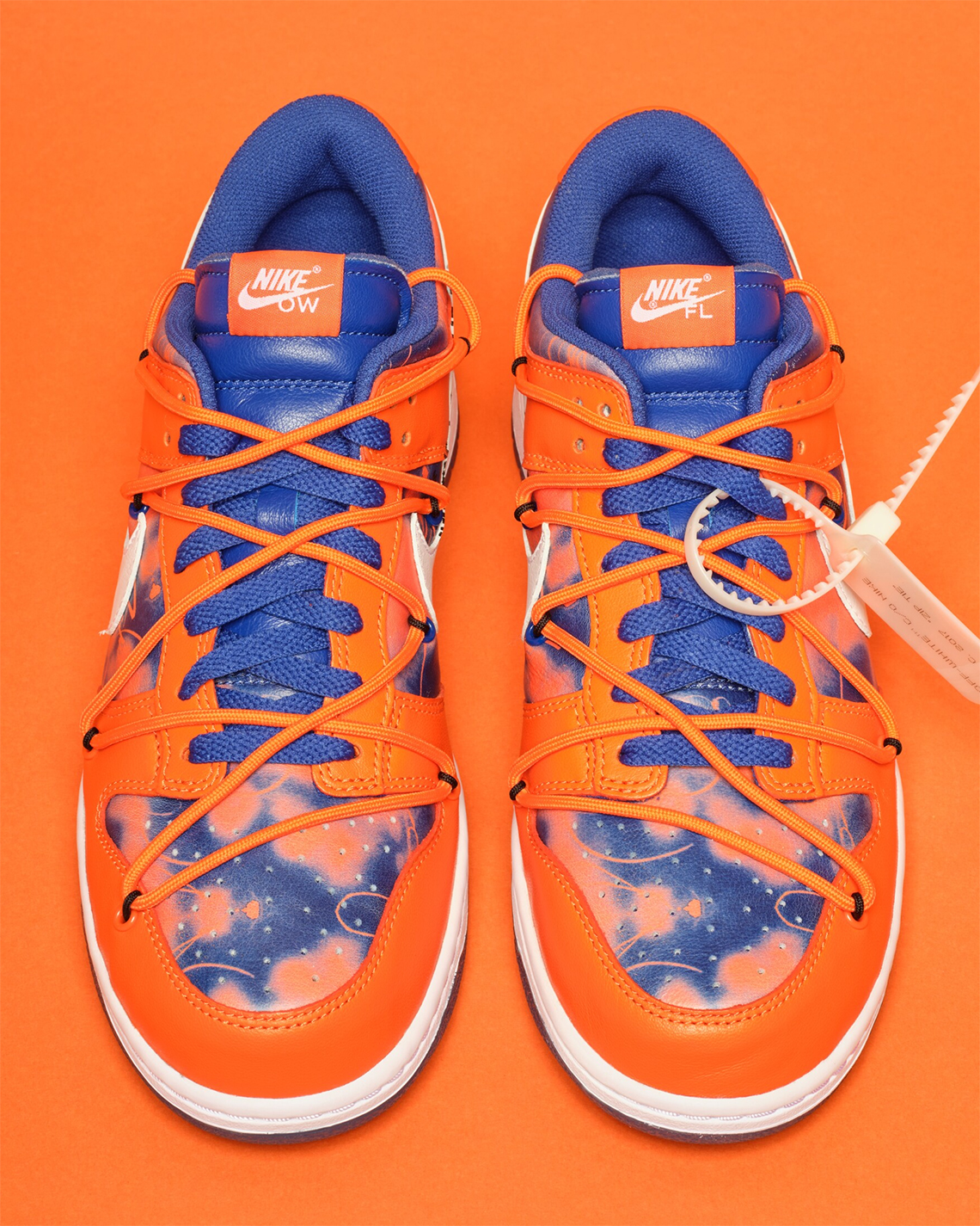 Off White Futura Nike Dunk Orange Sothebys Auction 5