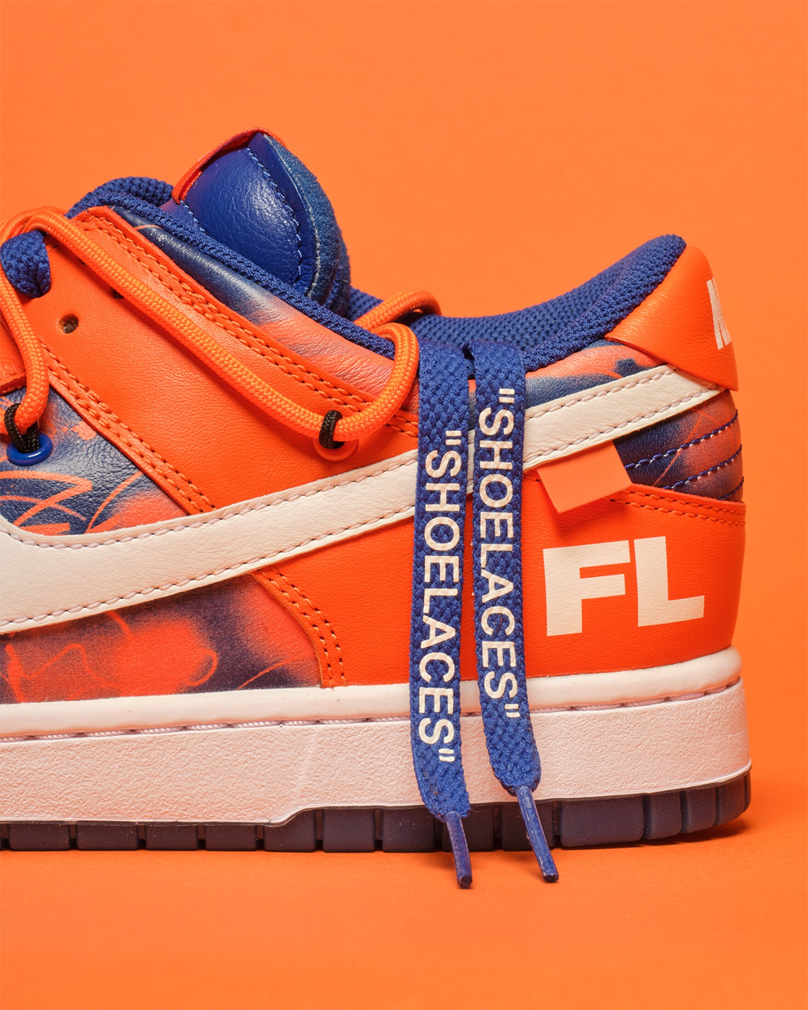 Off White Futura Nike Dunk Orange Sothebys Auction 7