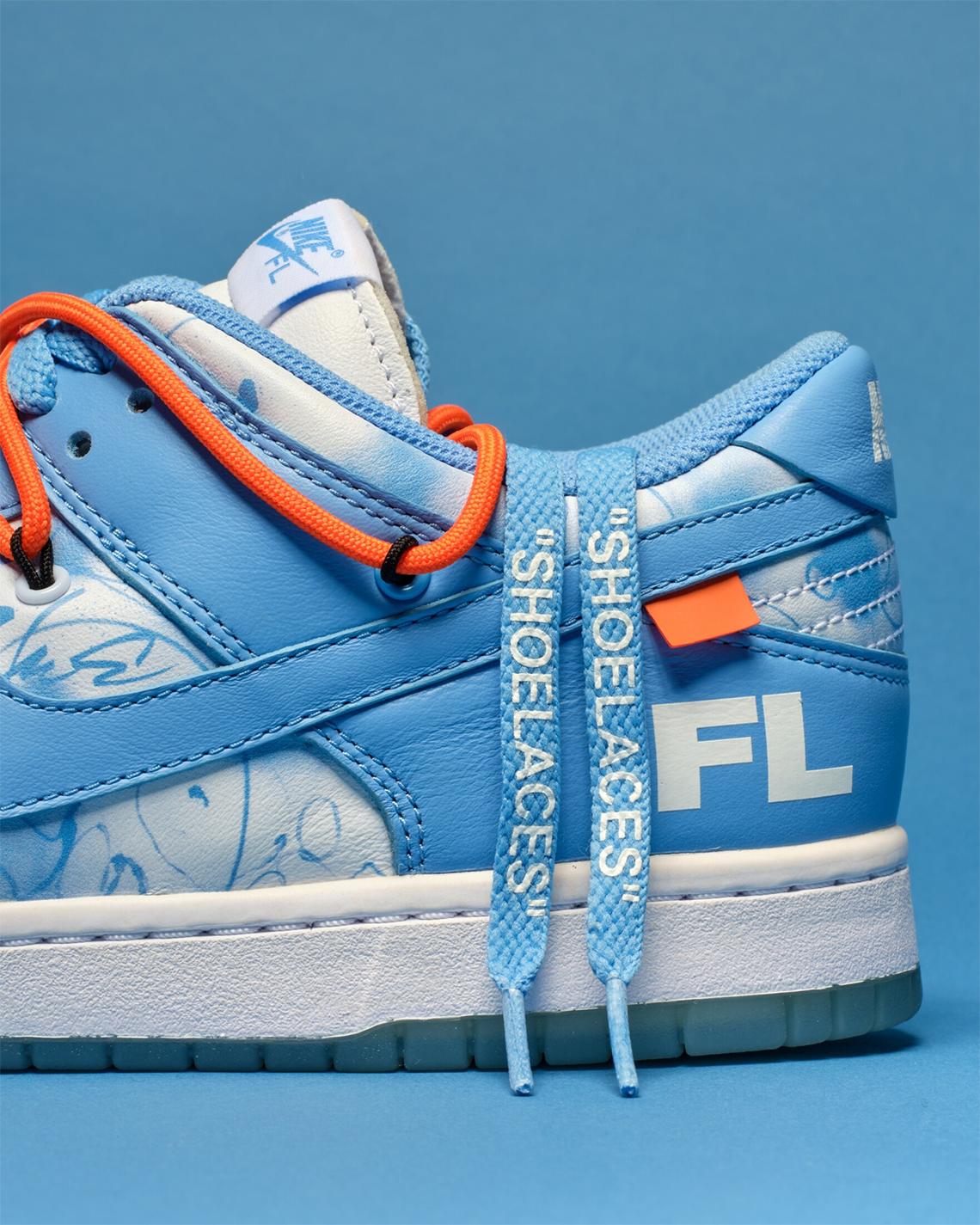 Off White Futura Nike Dunk University Blue Sothebys Auction 2