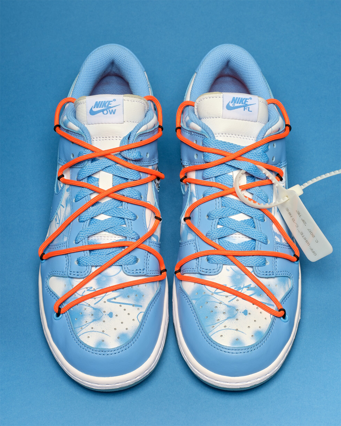 Off White Futura Nike Dunk University Blue Sothebys Auction 3