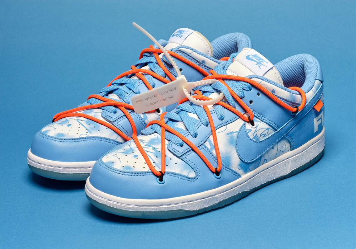 Off White Futura Nike Dunk University Blue Sothebys Auction 5