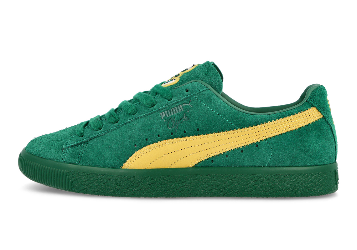 Puma Clyde Super Clyde Green Yellow 5