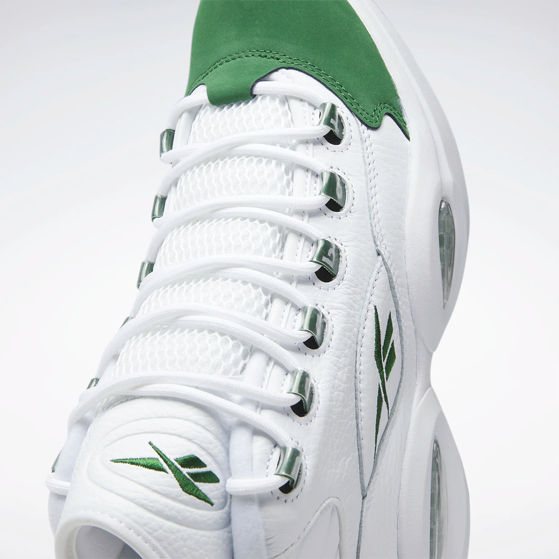 Reebok Question Mid Cloud White Pine Green Id6690 4