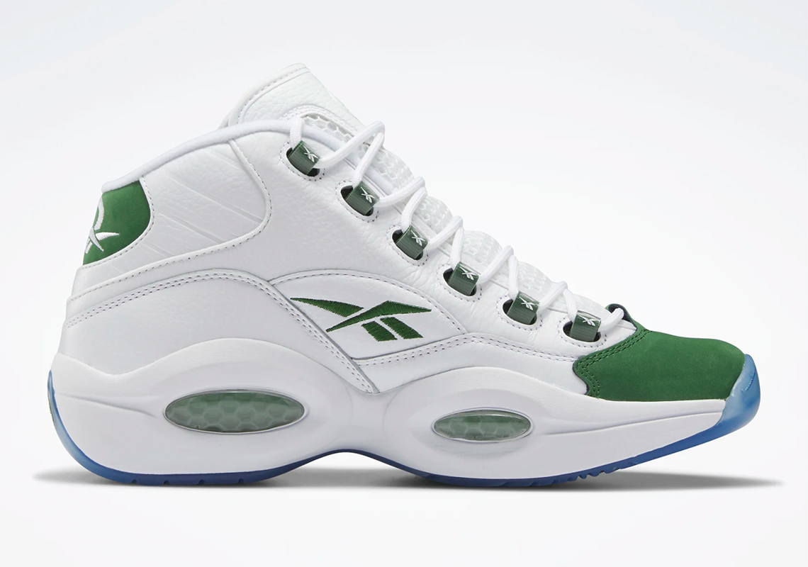 Reebok Question Mid Cloud White Pine Green Id6690 7