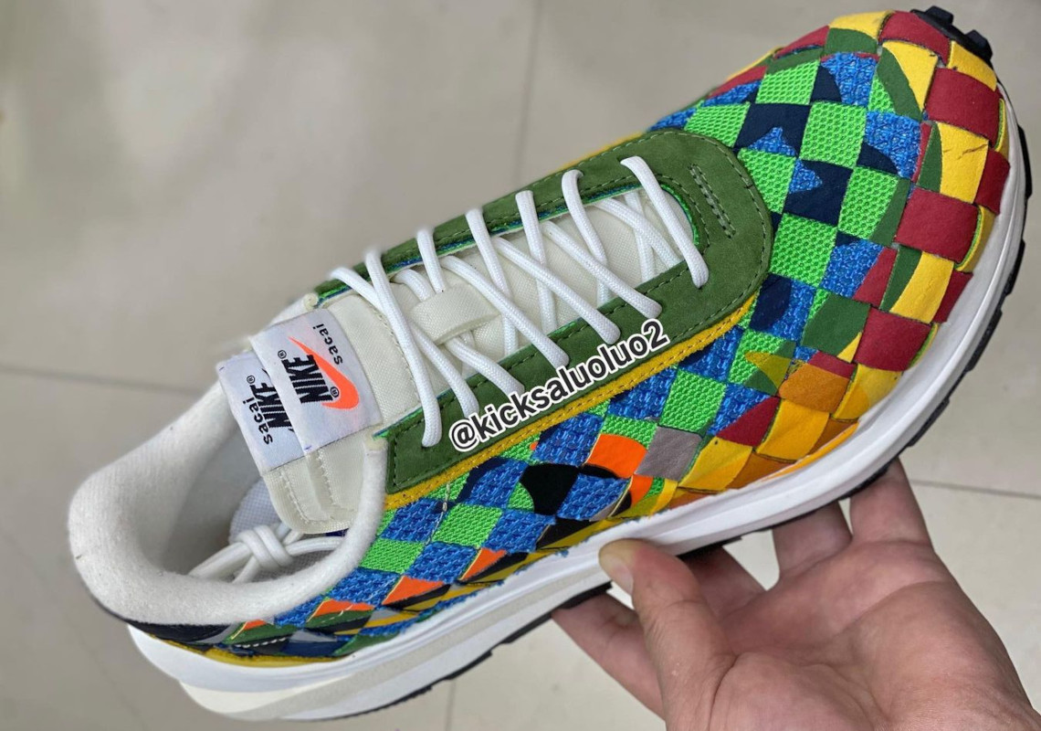 sacai's Nike Waffle Woven Appears With Multi-Color Uppers