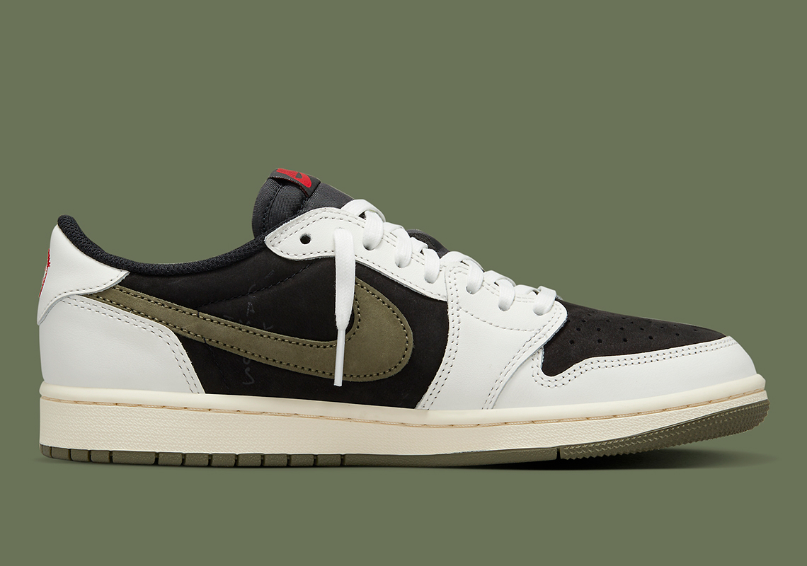 Travis Scott Air Jordan 1 Low Og Olive Dz4137 106 Release Date 1