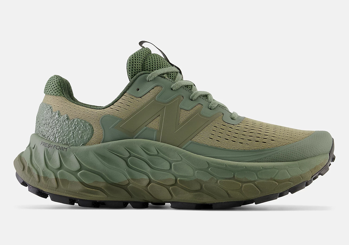 The New Balance Fresh Foam More Trail v3 Is Available Now In "Covert Green"