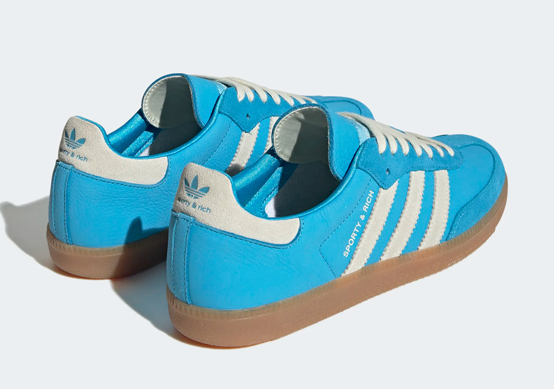 Sporty And Rich Adidas Samba Blue Rush Ie6975 3