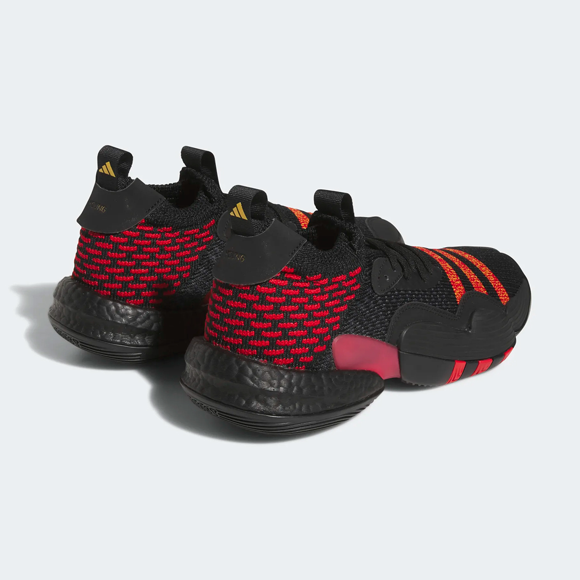 Adidas Trae Young 2 Core Black Better Scarlet Bold Gold Hq0986 2