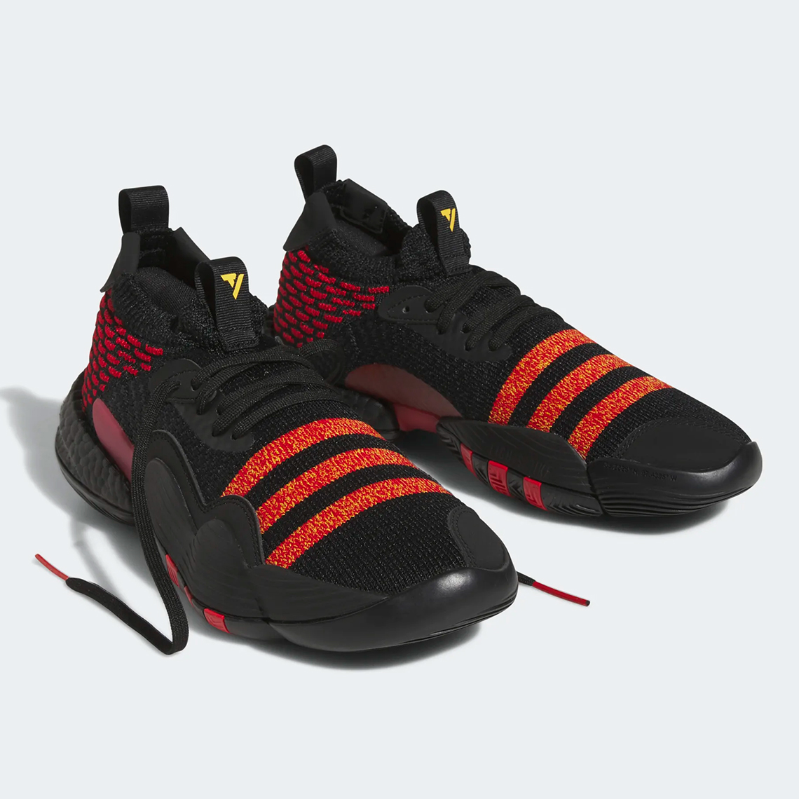 Adidas Trae Young 2 Core Black Better Scarlet Bold Gold Hq0986 3