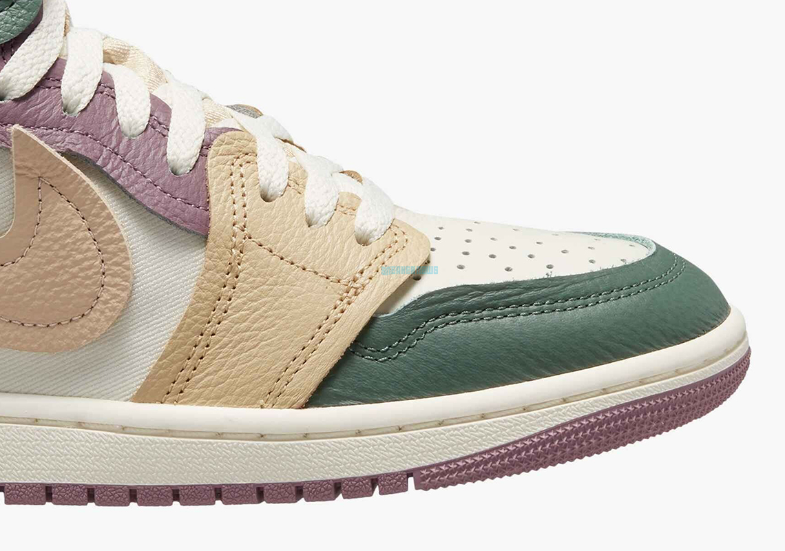 Air Jordan 1 High Mm Womens Galactic Jade Desert Fb9891 300 5