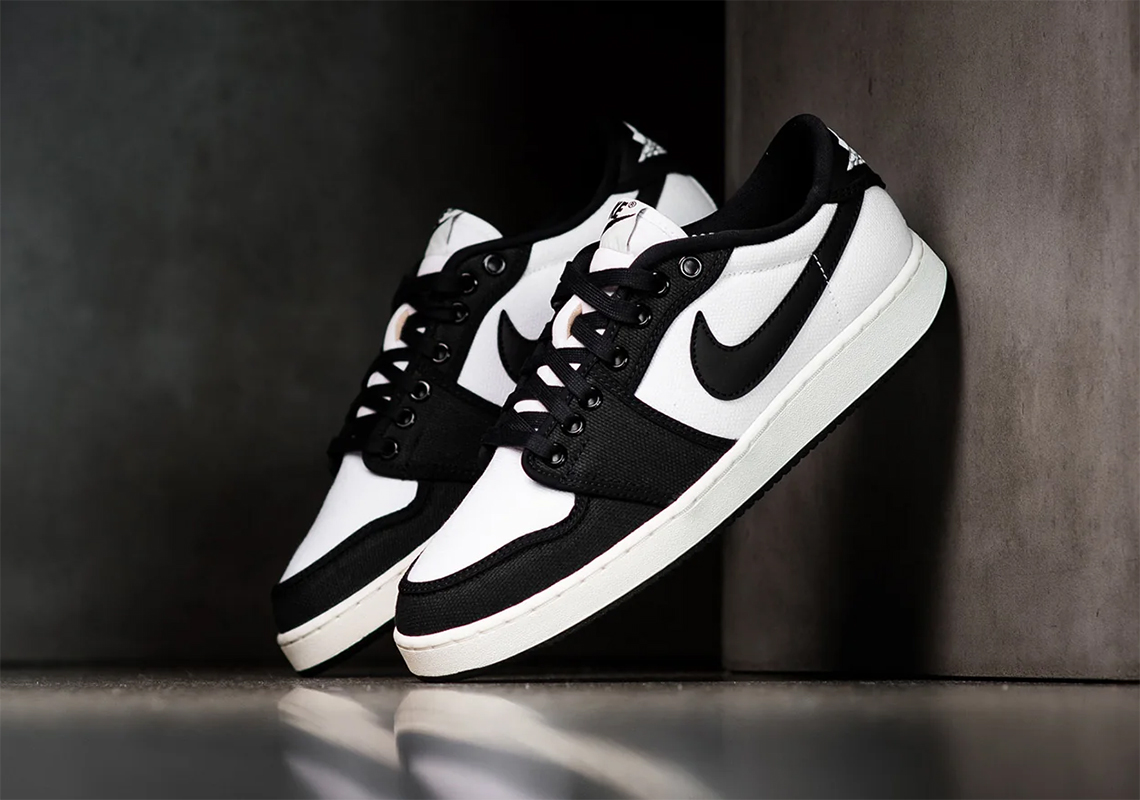 A Monochrome "Black/White" Lands On The Air Jordan 1 KO Low