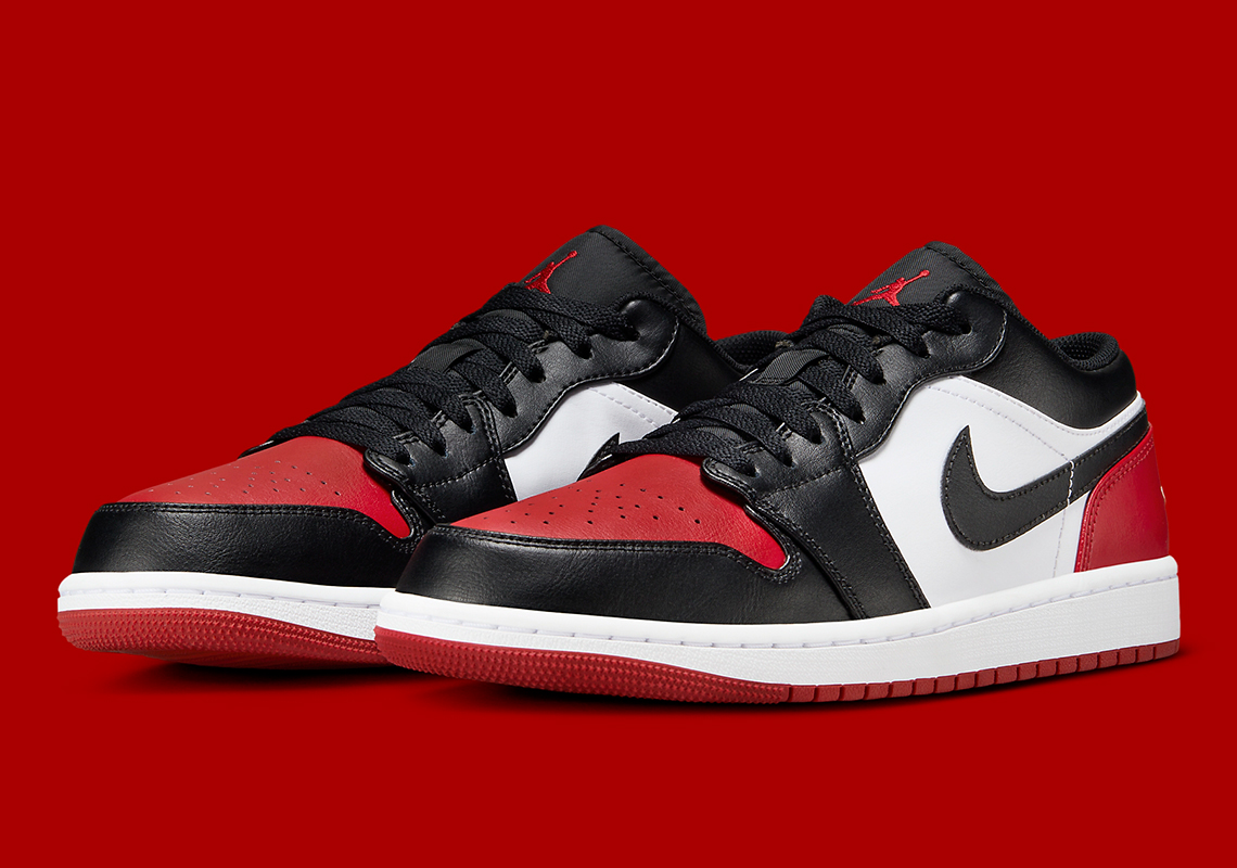 The Air Jordan 1 Low Prepares Another "Bred Toe" Colorway