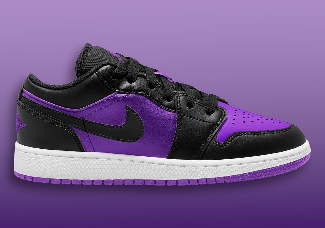 The Air Jordan 1 Low Comes Dipped In "Electric Violet"