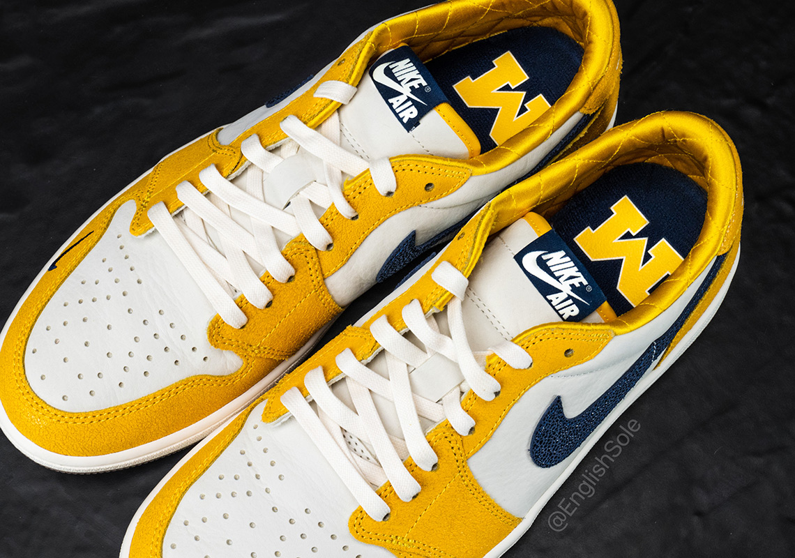 Jordan Brand Treats The Michigan Wolverines To An Air Jordan 1 Low OG PE