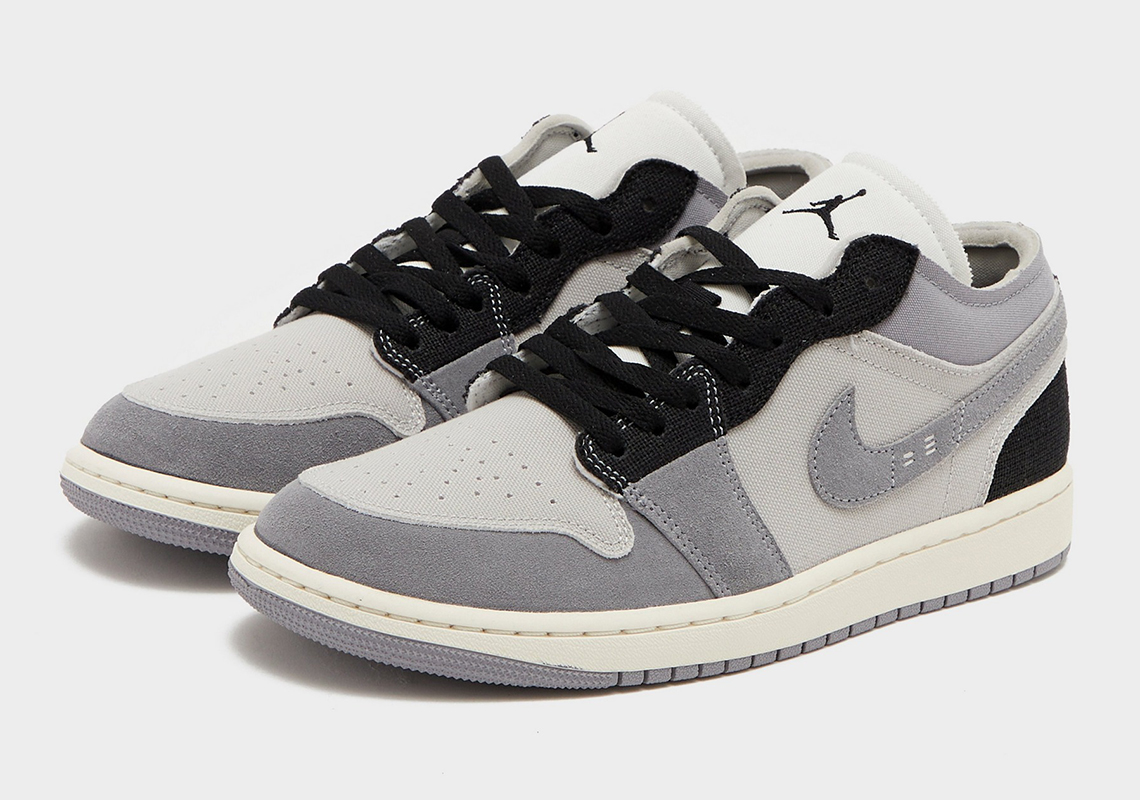 "Cement Grey" Renovates The Air Jordan 1 Low SE Craft