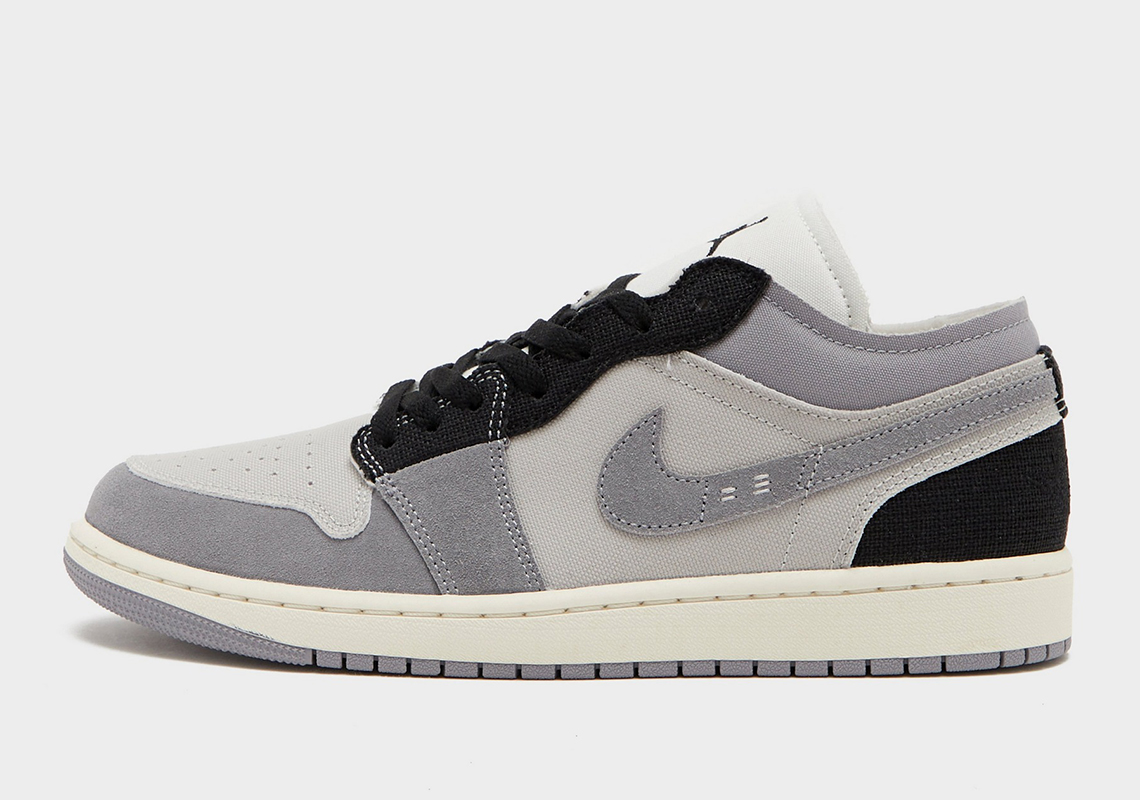 Air Jordan 1 Low Se Craft Grey Black Dz4135 002 3